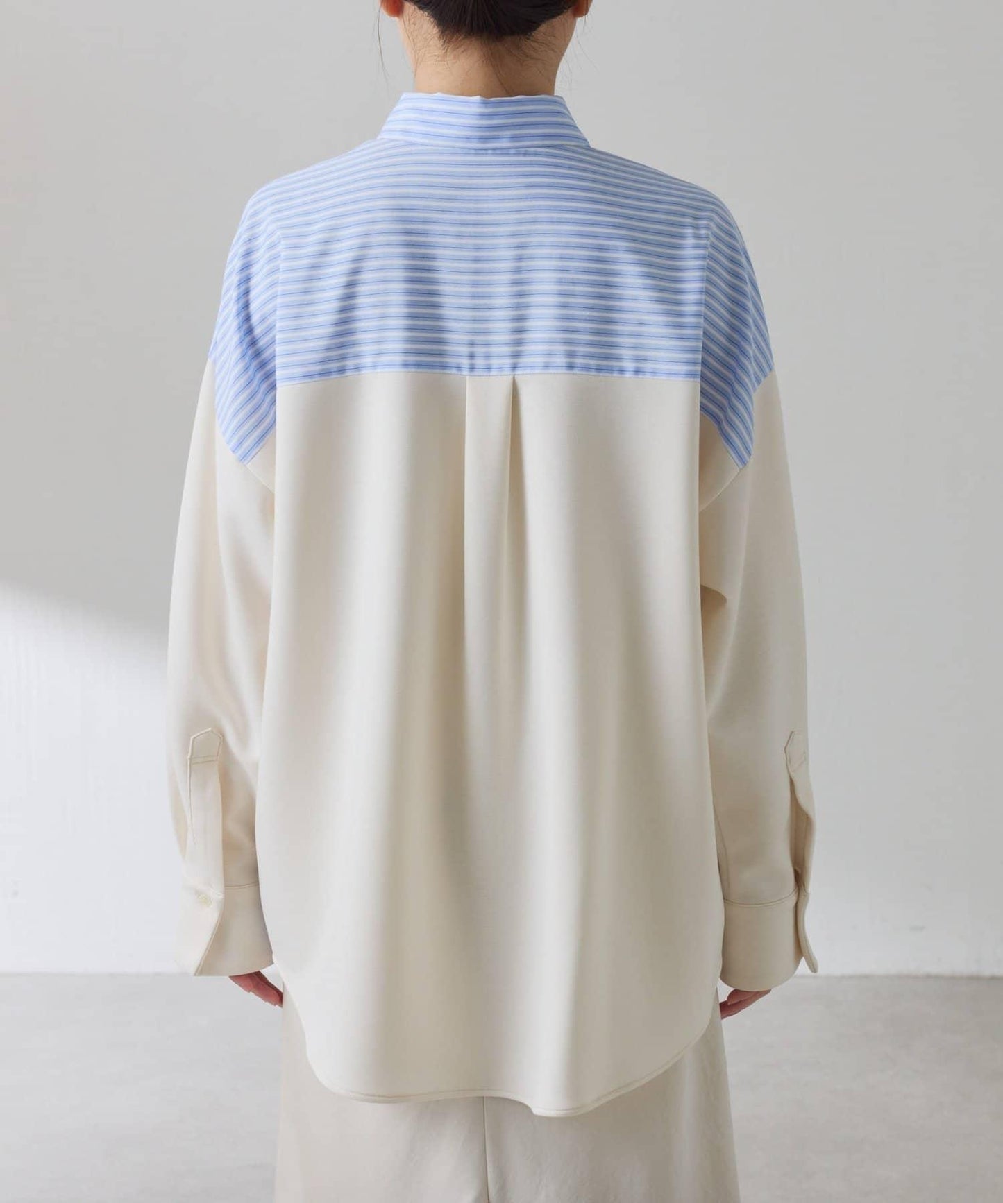 【冬季可穿】拼接設計襯衫