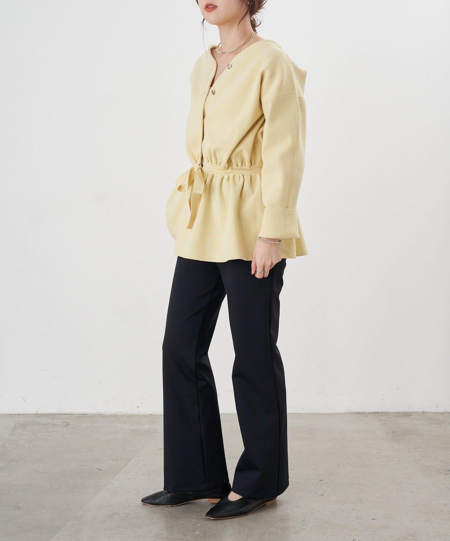 【26SS】修身針織長褲