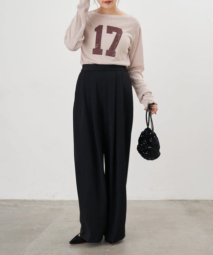 【26SS】數字印花長袖T恤