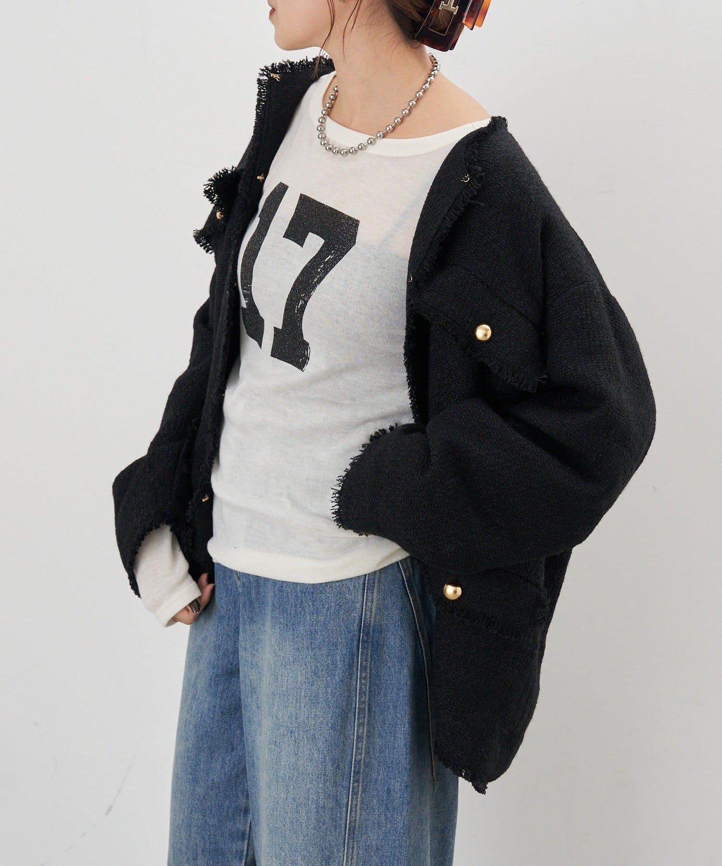 【26SS】數字印花長袖T恤