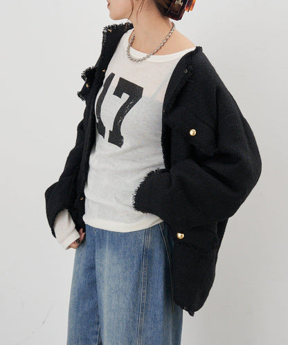 【26SS】數字印花長袖T恤