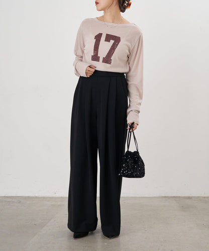 【26SS】數字印花長袖T恤