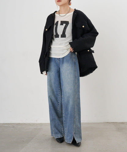 【26SS】數字印花長袖T恤