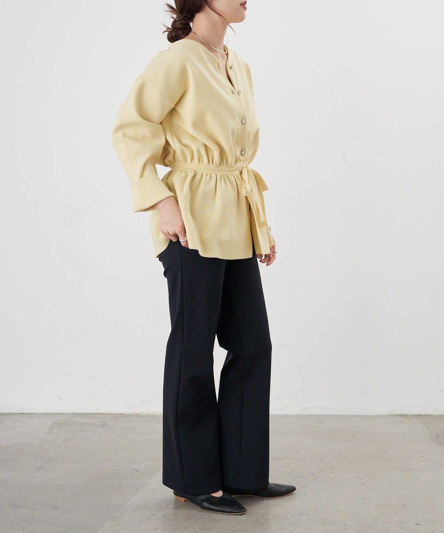 【26SS】修身針織長褲