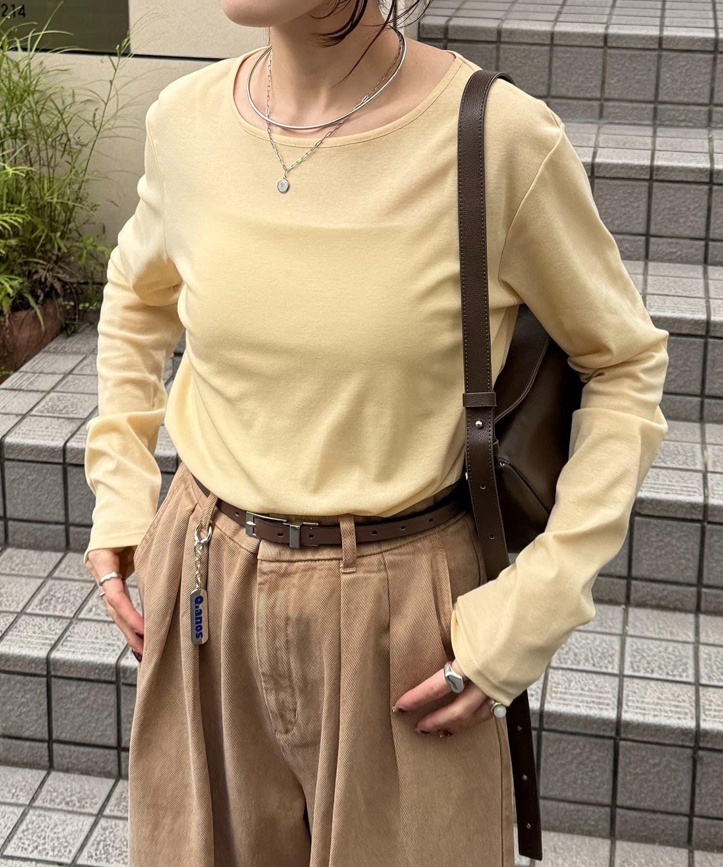 【接觸冷感/吸水速幹】基礎透視長袖T恤