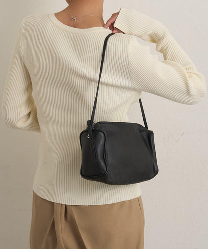 雙拉鍊羅紋開衫