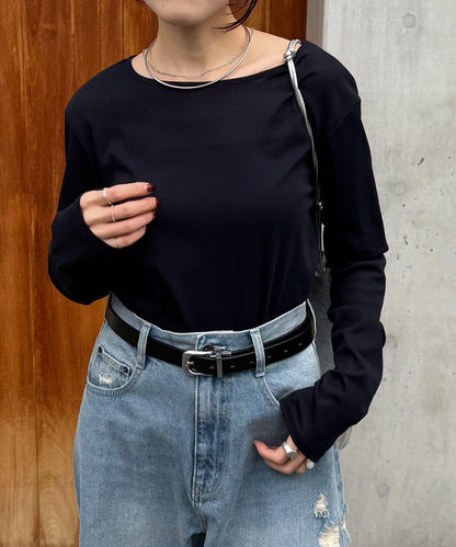 【接觸冷感/吸水速幹】基礎透視長袖T恤