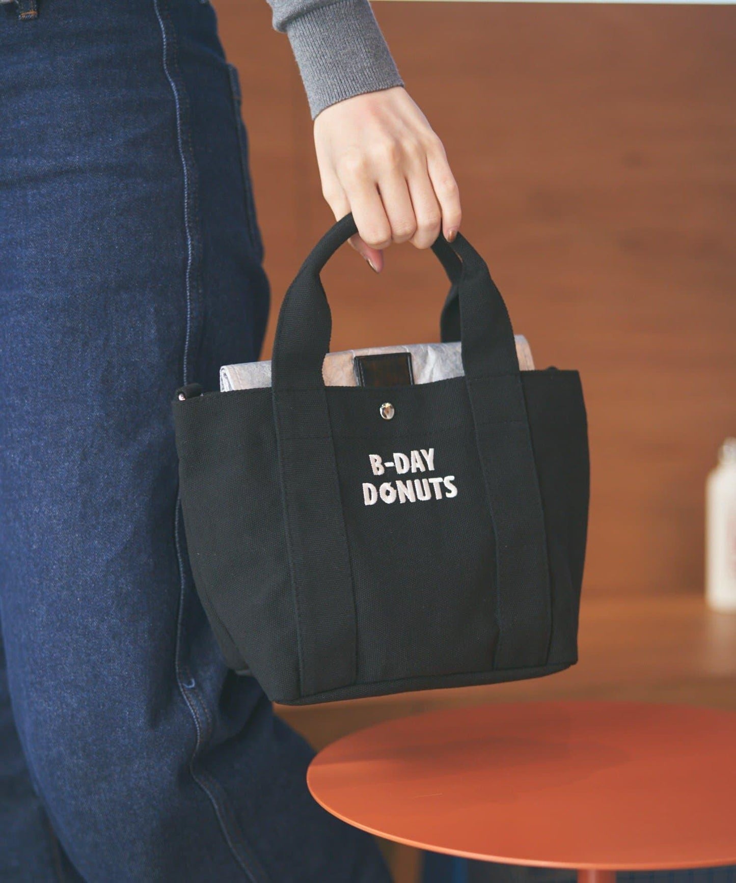 B-DAY DONUTS 帆布兩用迷你托特包