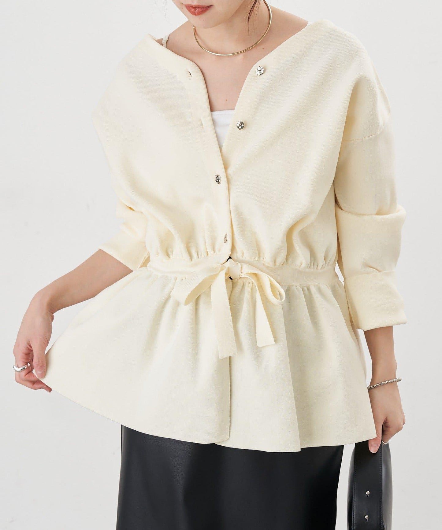 【26SS】3WAY荷葉邊開衫