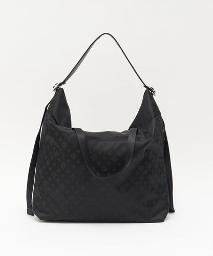 尼龍提花金屬扣單肩包 L