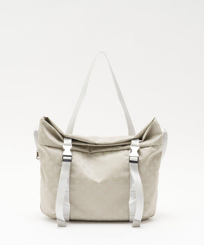 尼龍提花金屬扣中號單肩包