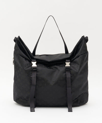 尼龍提花金屬扣單肩包 L