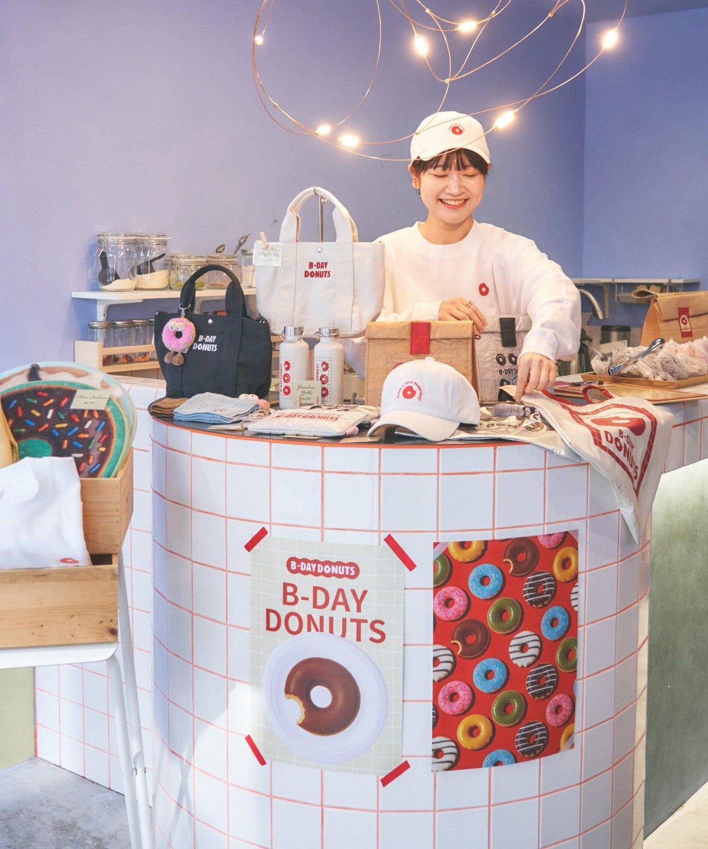 B-DAY DONUTS 帆布兩用迷你托特包