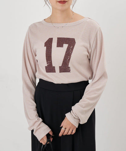 【26SS】數字印花長袖T恤