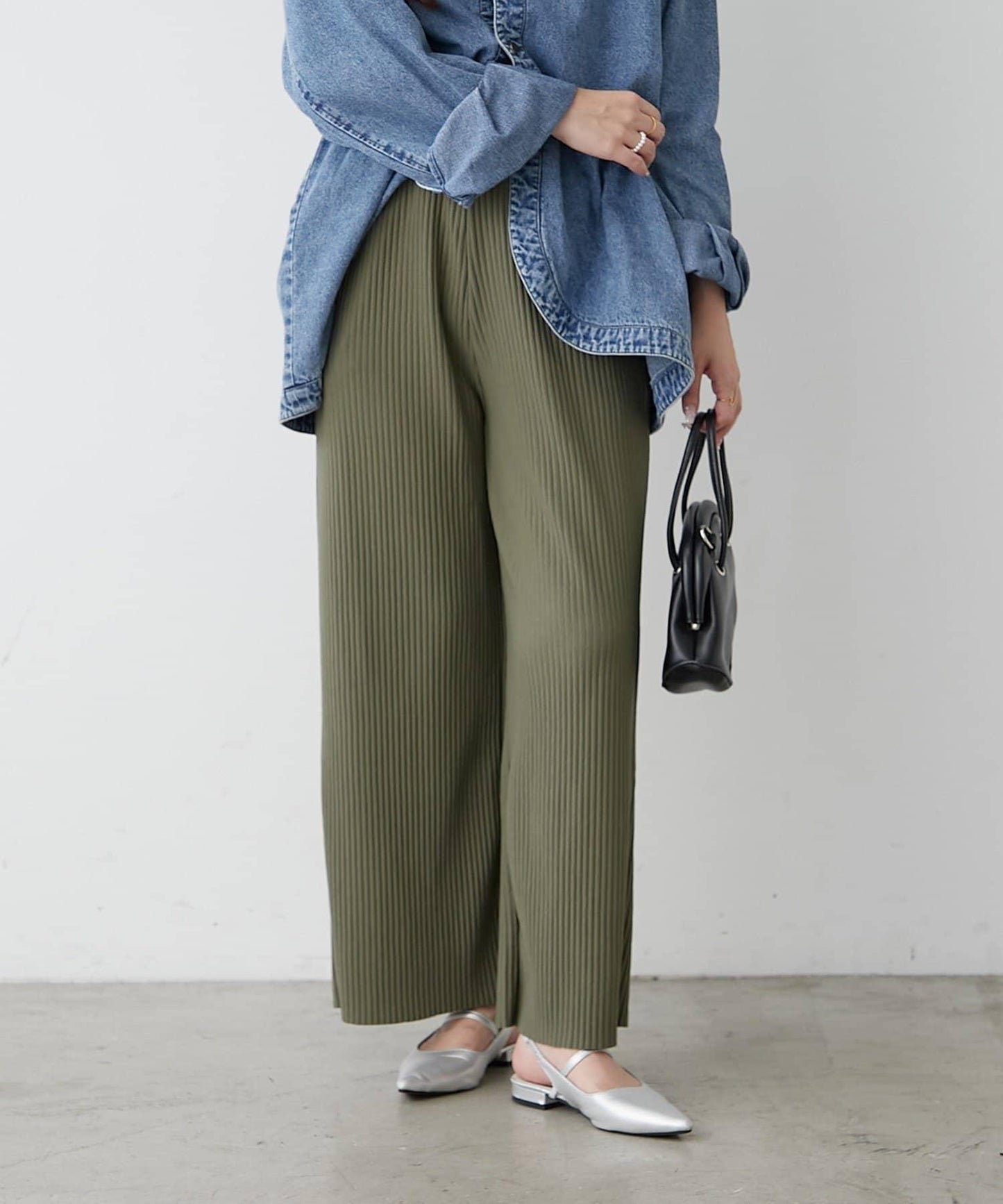 【RMAF】剪裁百褶長褲