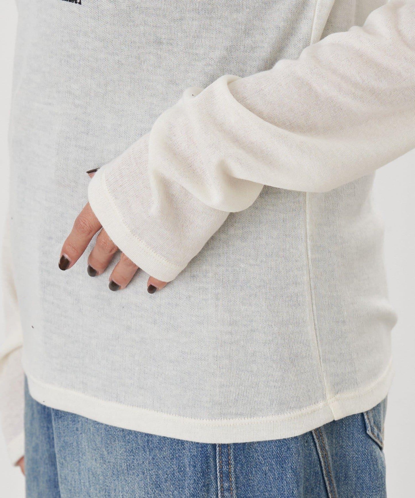 【26SS】數字印花長袖T恤