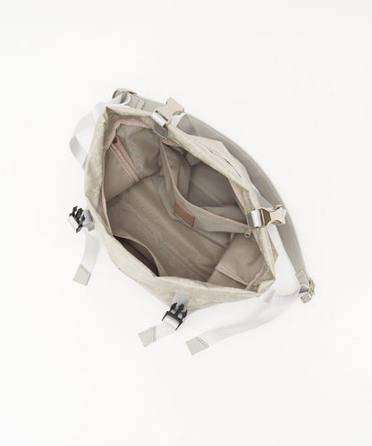 尼龍提花金屬扣中號單肩包