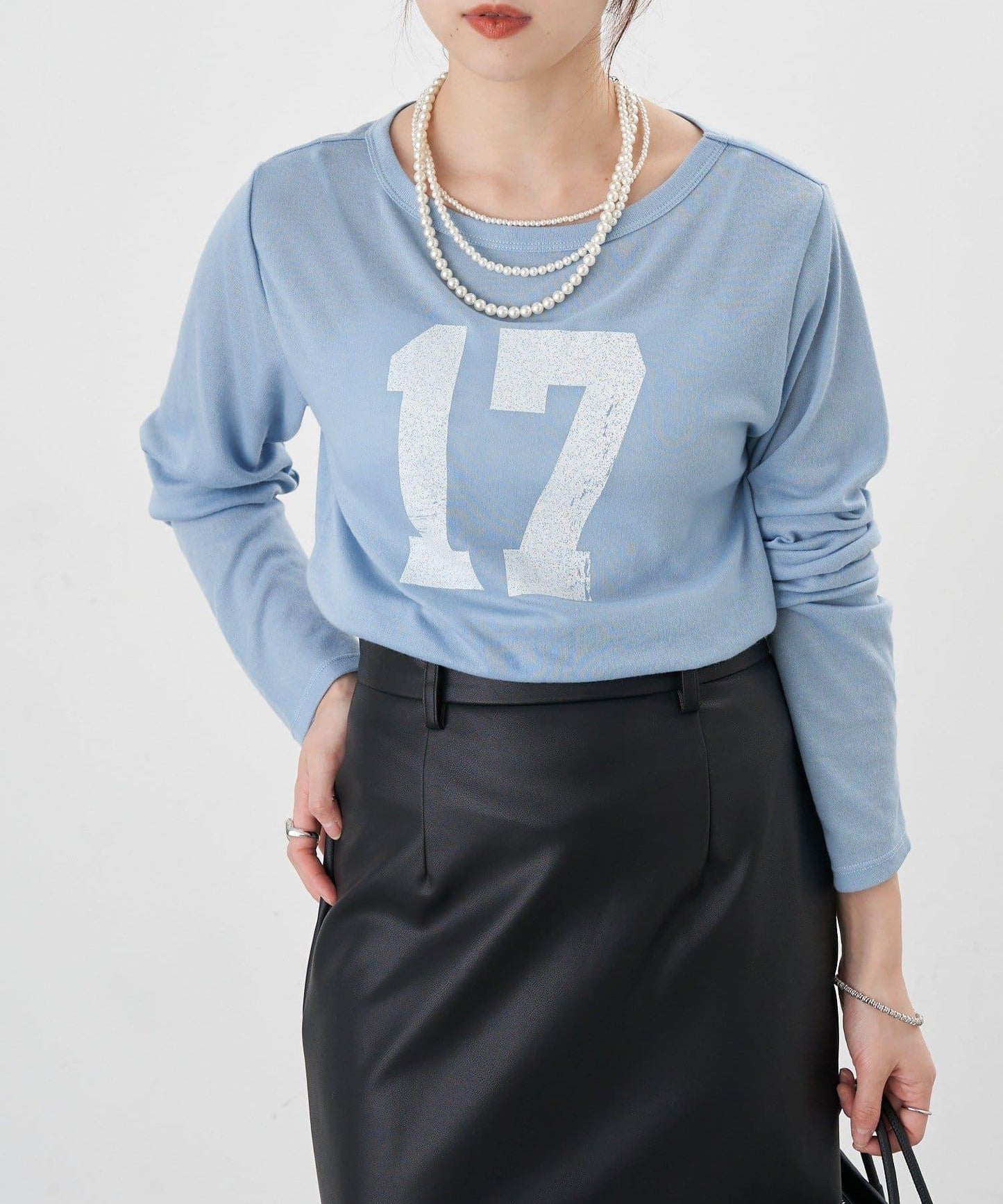 【26SS】數字印花長袖T恤