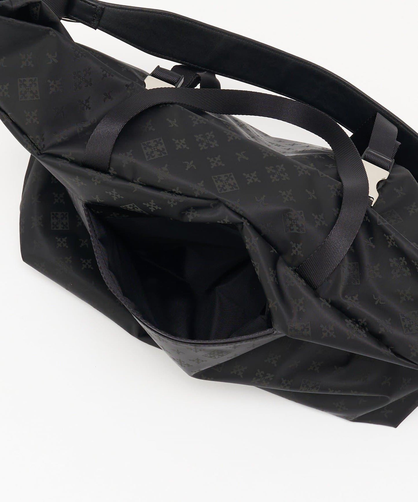 尼龍提花金屬扣單肩包 L