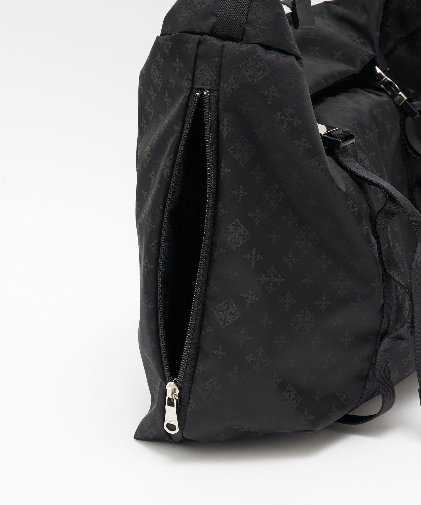 尼龍提花金屬扣單肩包 L