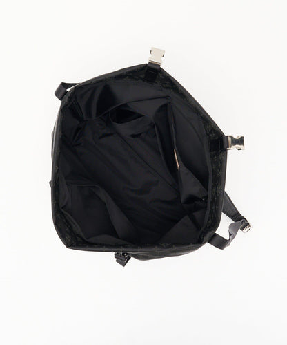 尼龍提花金屬扣單肩包 L