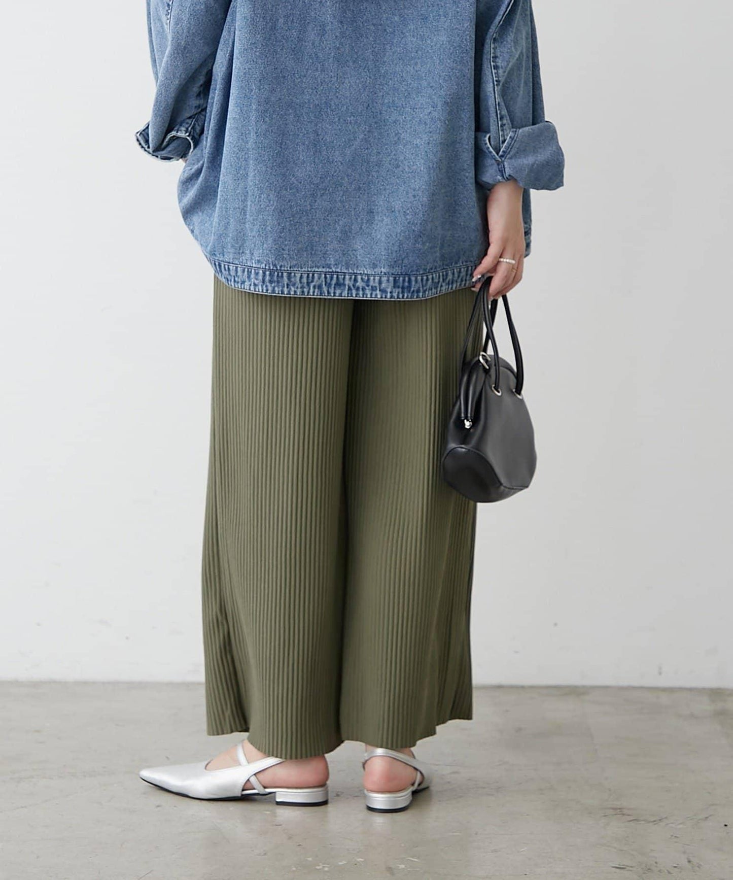 【RMAF】剪裁百褶長褲