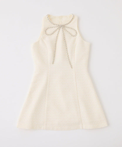 【Twinkle Collection】蝴蝶結迷你連衣裙