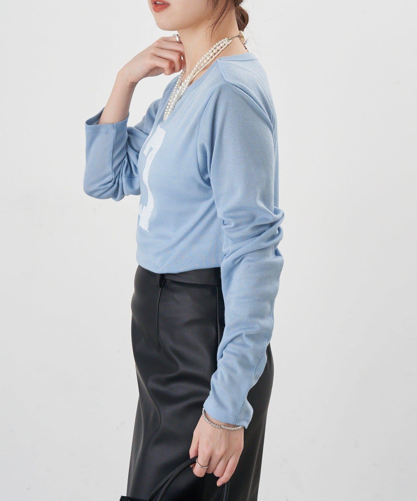 【26SS】數字印花長袖T恤