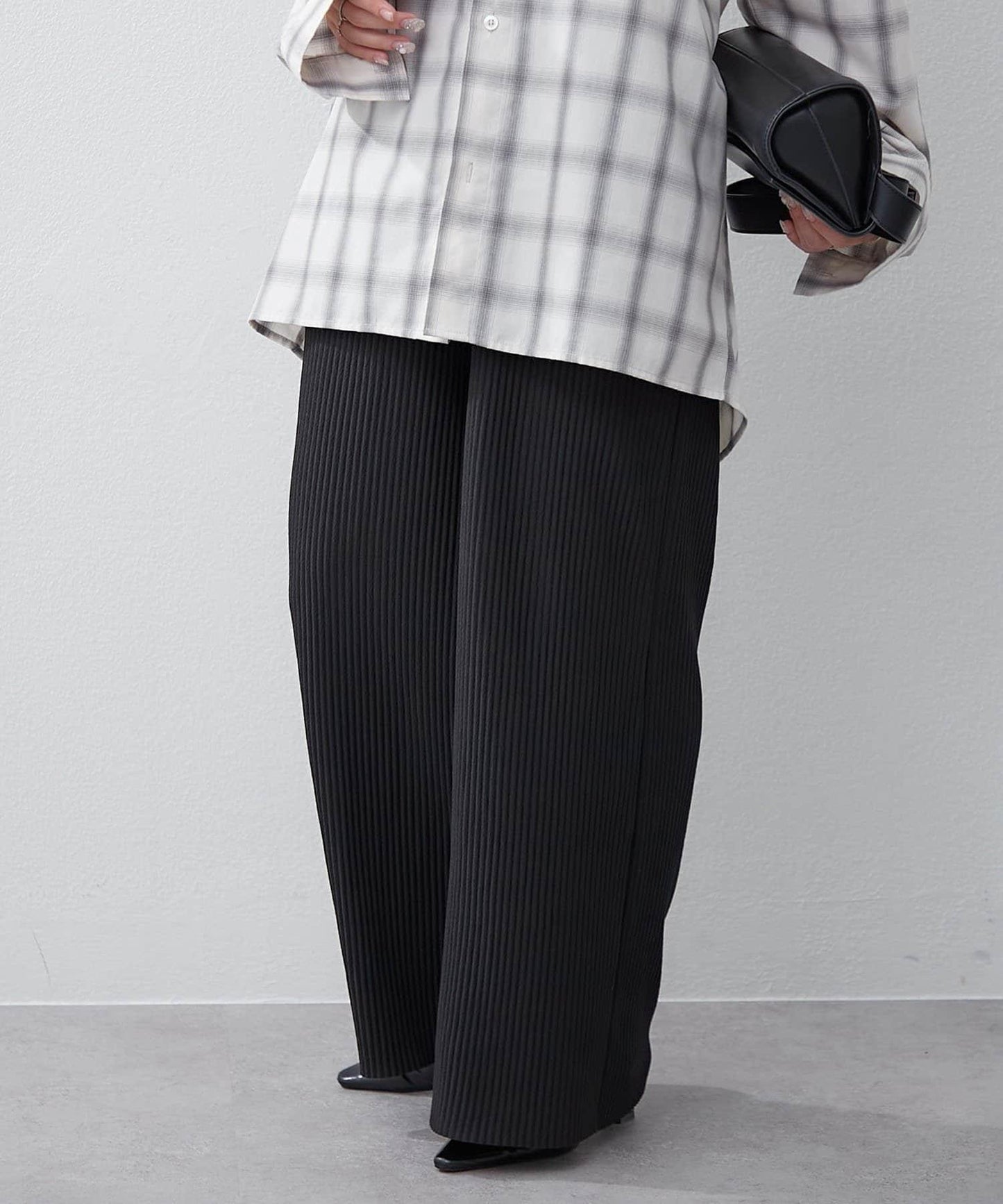 【RMAF】剪裁百褶長褲