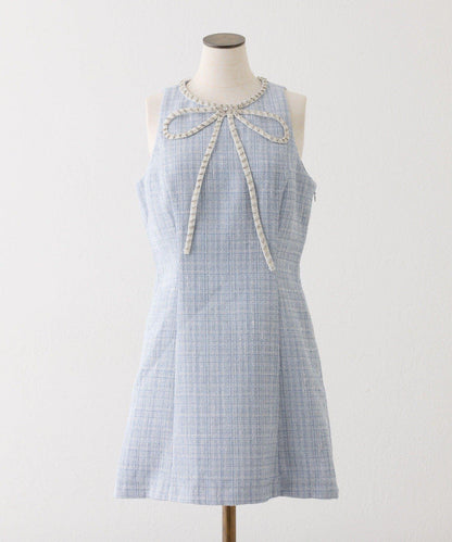 【Twinkle Collection】蝴蝶結迷你連衣裙