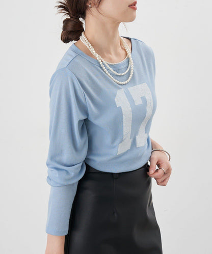 【26SS】數字印花長袖T恤