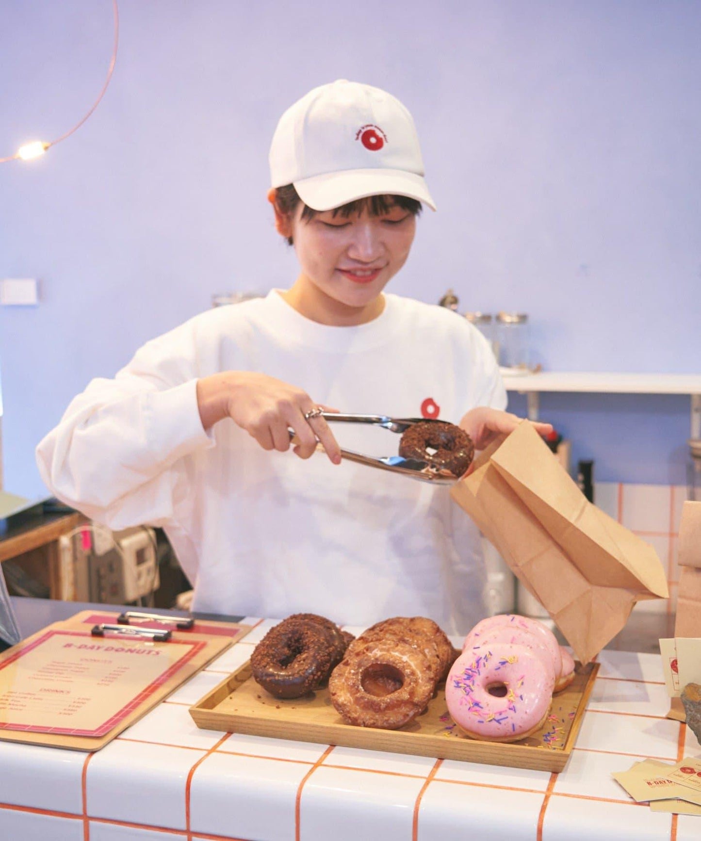 B-DAY DONUTS 刺繡棒球帽