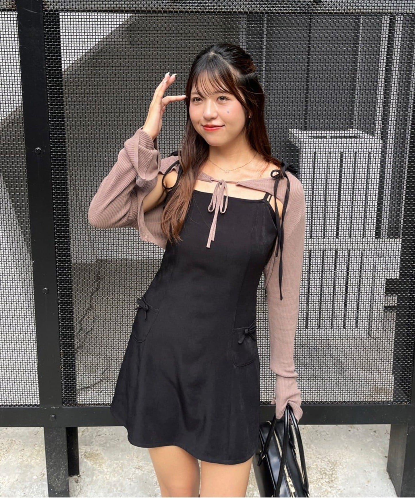 2套裝♪【RMAF】短款開衫&迷你連衣裙