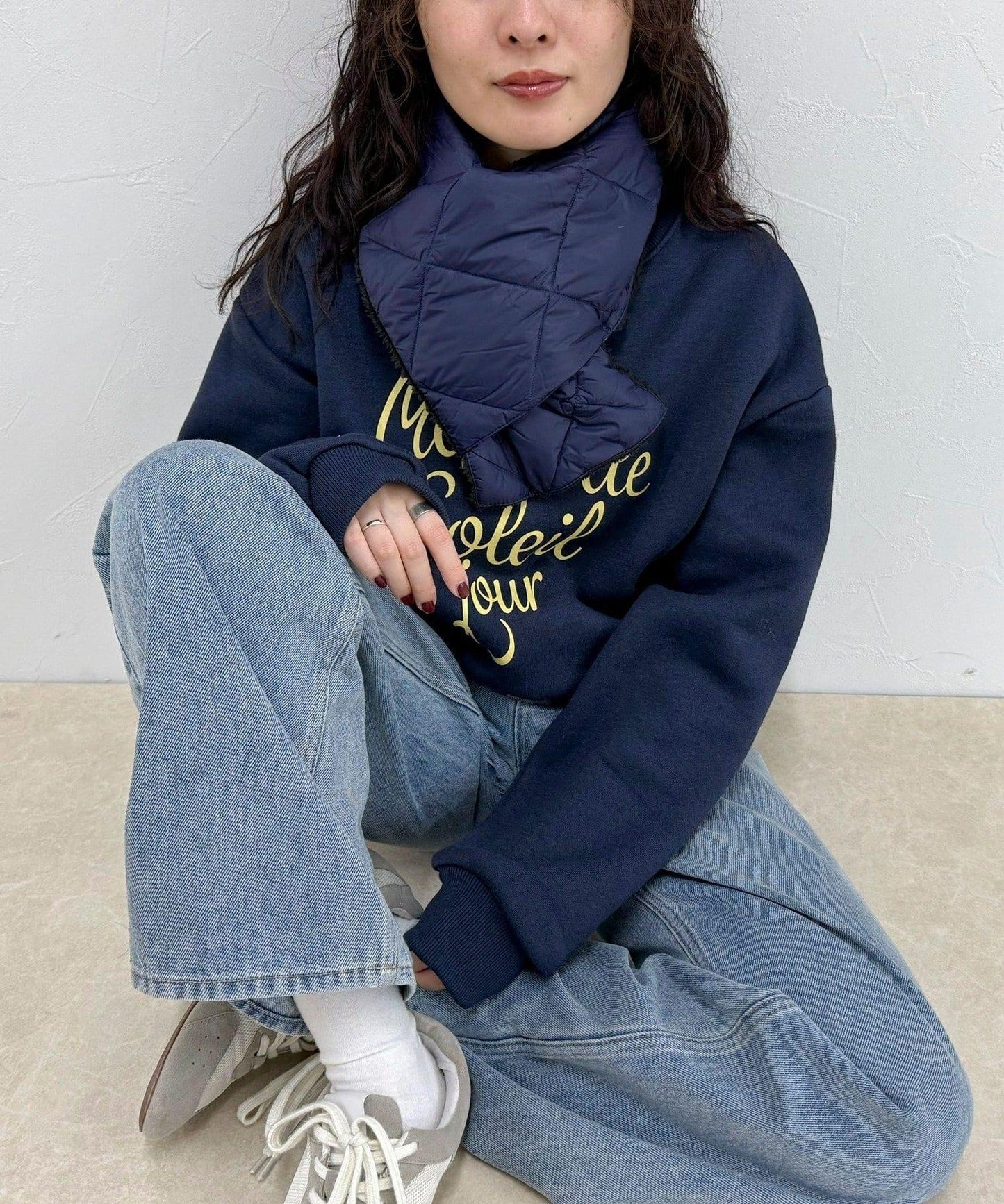 TAION CITY可翻轉羽絨圍巾