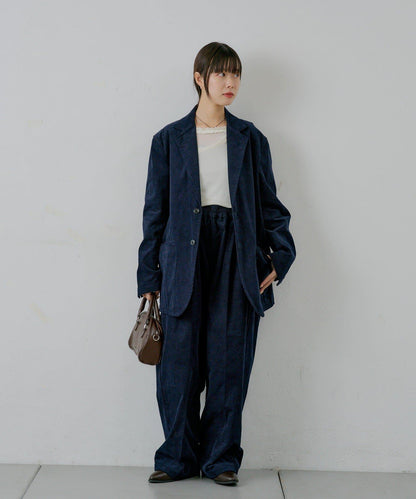 【WHIMSIC/SETUP対応】燈芯絨2粒扣西裝外套