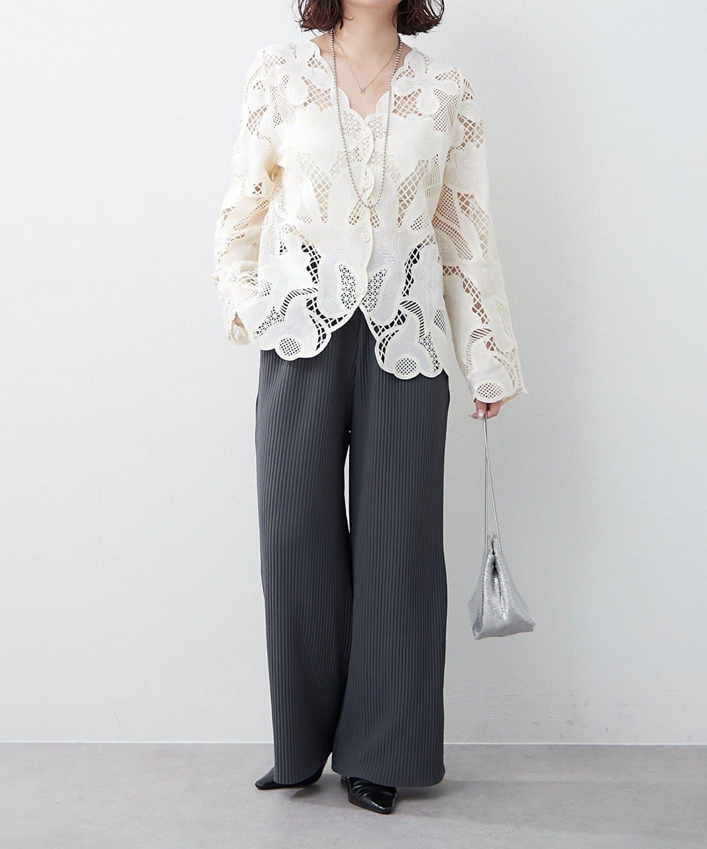 【RMAF】剪裁百褶長褲