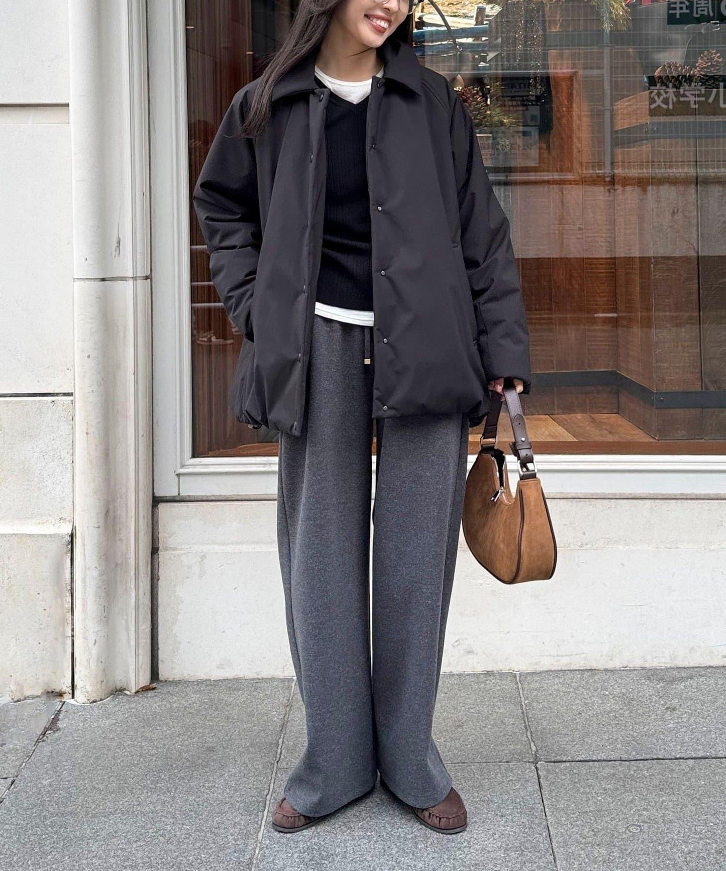 NEEDLE 彈力休閒褲