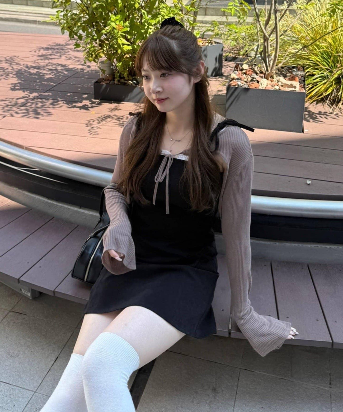 2套裝♪【RMAF】短款開衫&迷你連衣裙