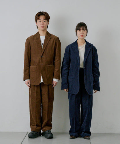 【WHIMSIC/SETUP対応】燈芯絨2粒扣西裝外套