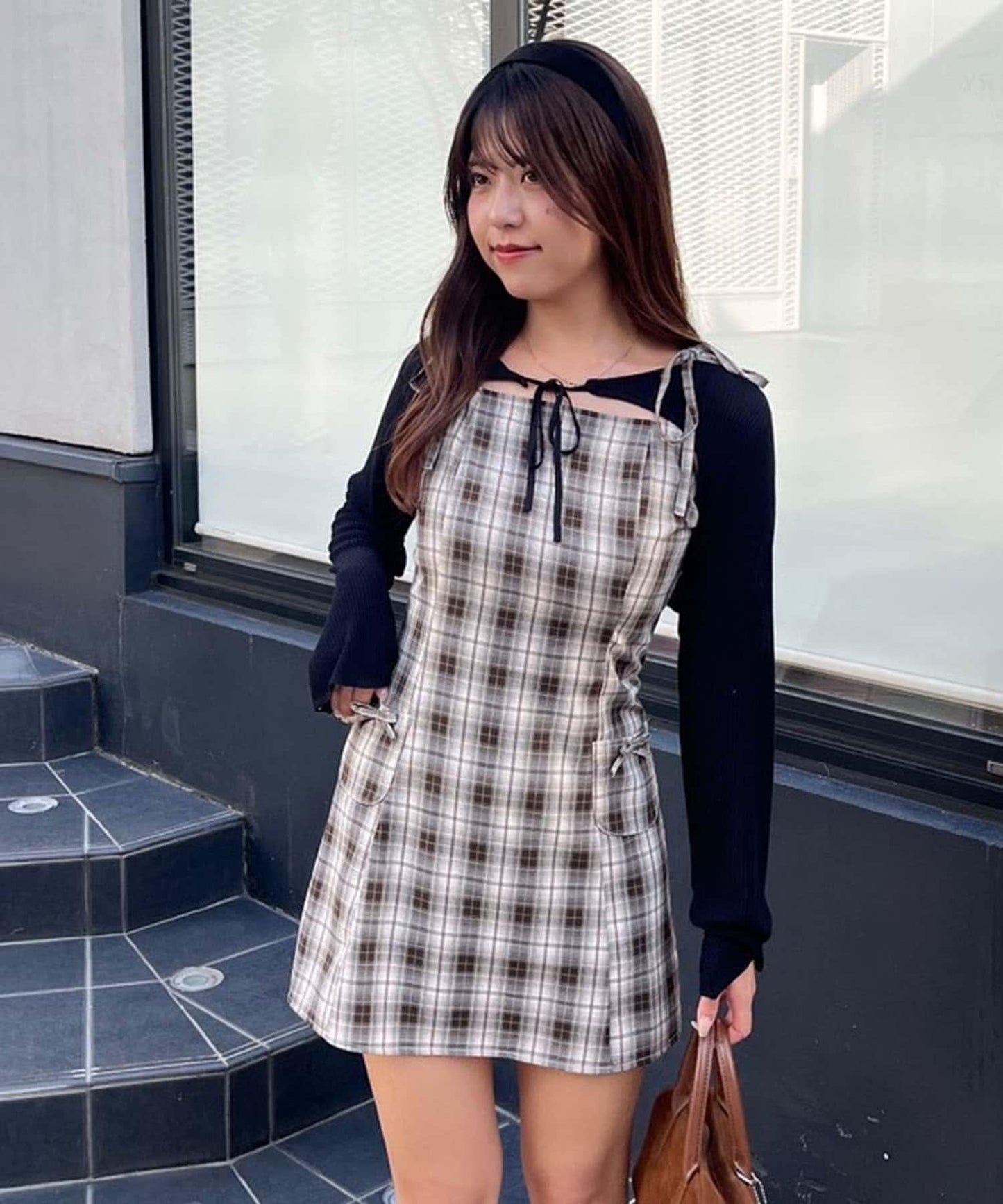 2套裝♪【RMAF】短款開衫&迷你連衣裙