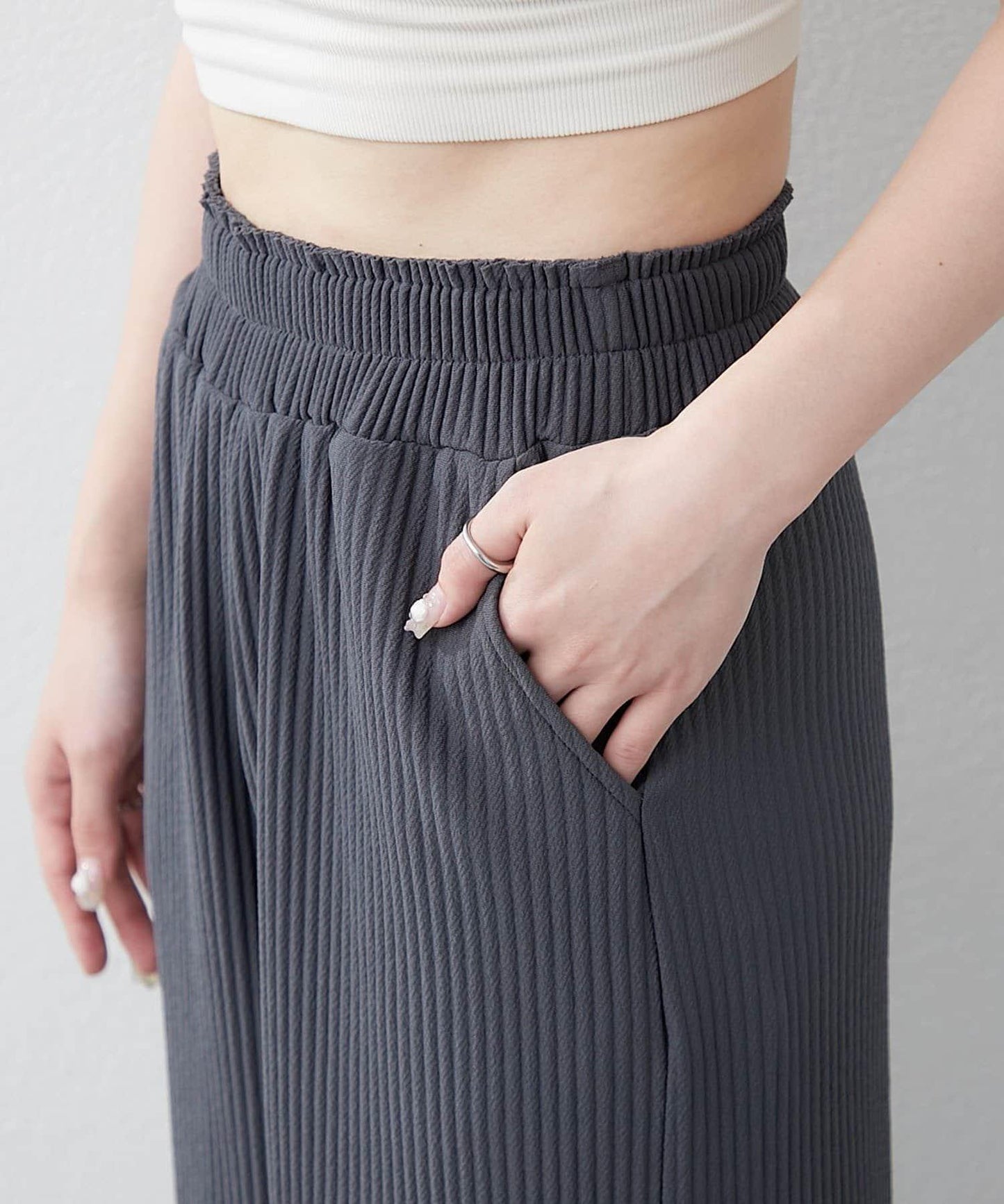 【RMAF】剪裁百褶長褲