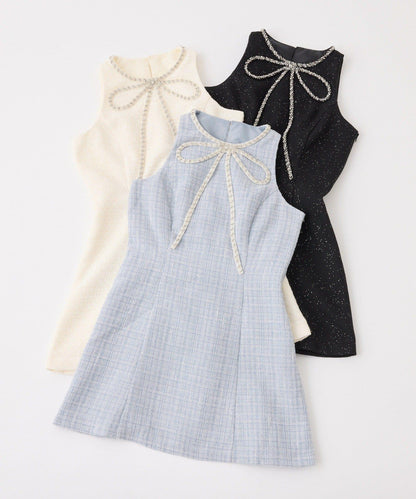 【Twinkle Collection】蝴蝶結迷你連衣裙