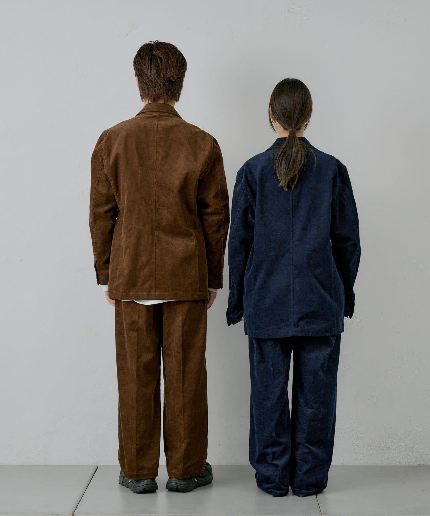 【WHIMSIC/SETUP対応】燈芯絨2粒扣西裝外套