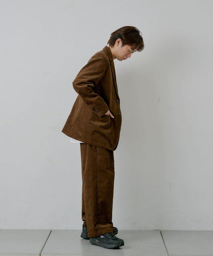 【WHIMSIC/SETUP対応】燈芯絨2粒扣西裝外套