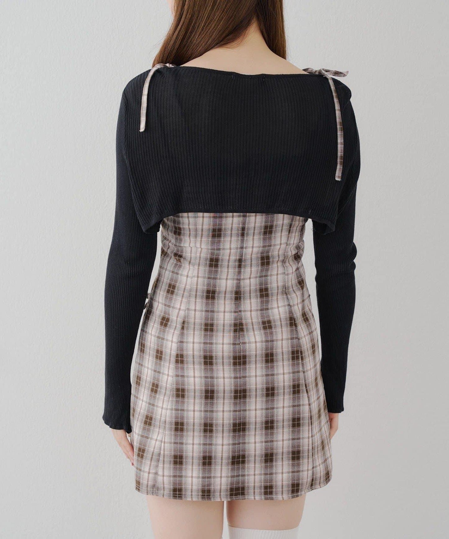 2套裝♪【RMAF】短款開衫&迷你連衣裙