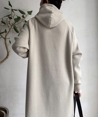 連帽針織連衣裙