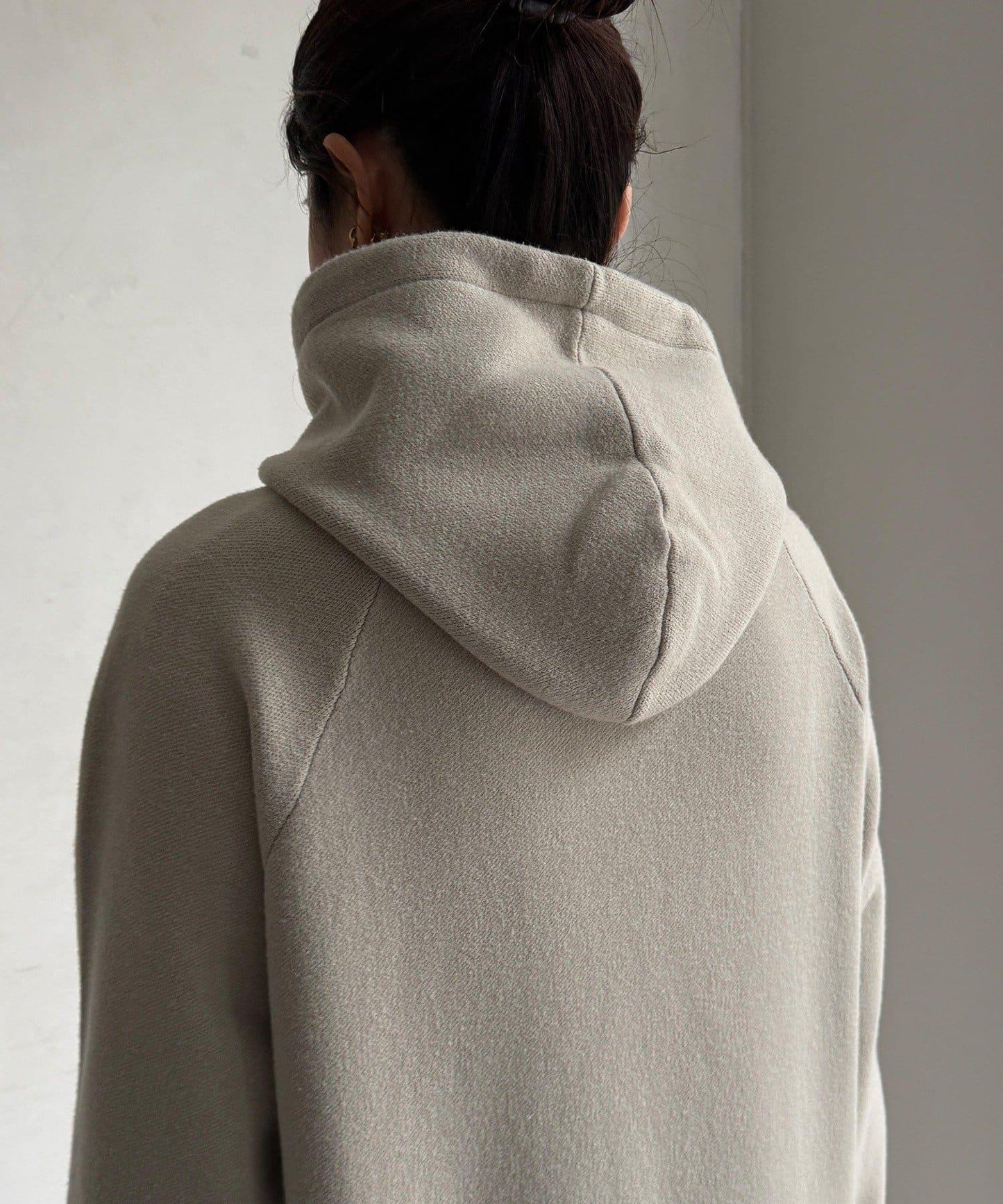 連帽針織連衣裙