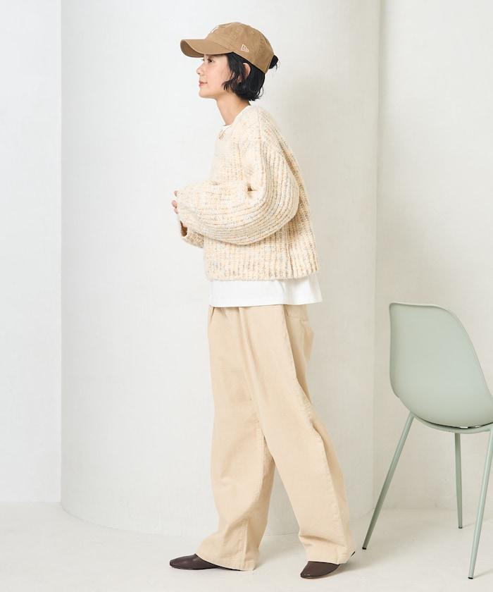 彩色紗點針織套頭衫