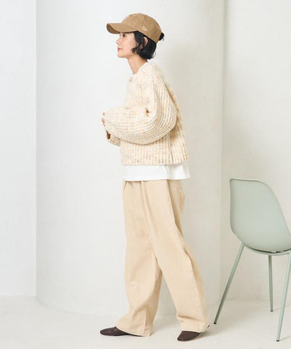 彩色紗點針織套頭衫