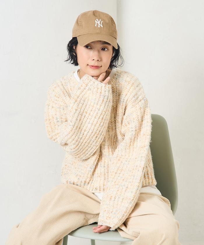 彩色紗點針織套頭衫